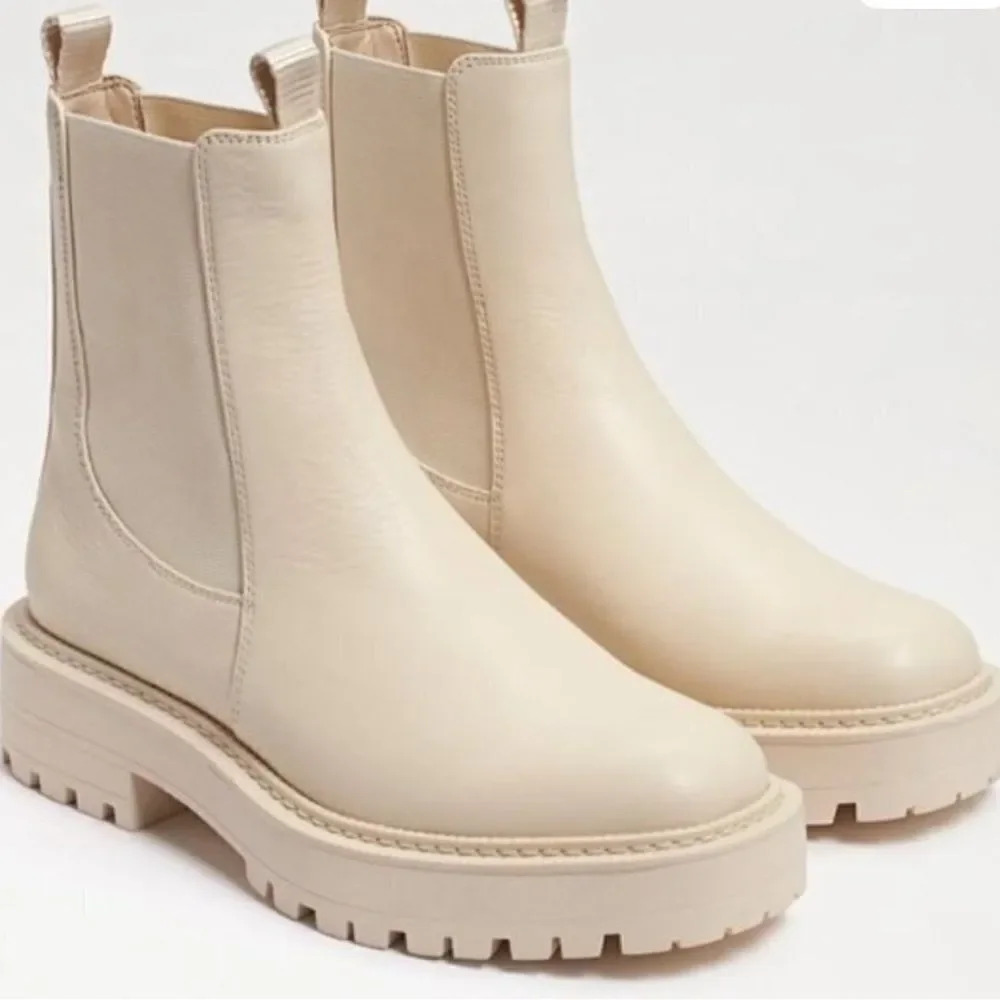 NEW Sam Edelman Women’s Laguna Boots Color Ivory $170